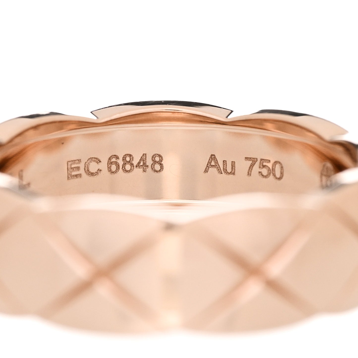 18K Beige Gold Small Coco Crush Ring 58 8.5