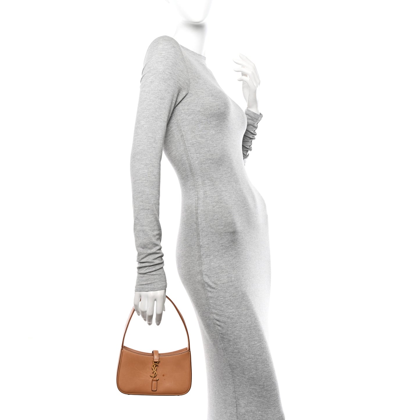 Smooth Calfskin Le 5 A 7 Mini Hobo Vintage Brown