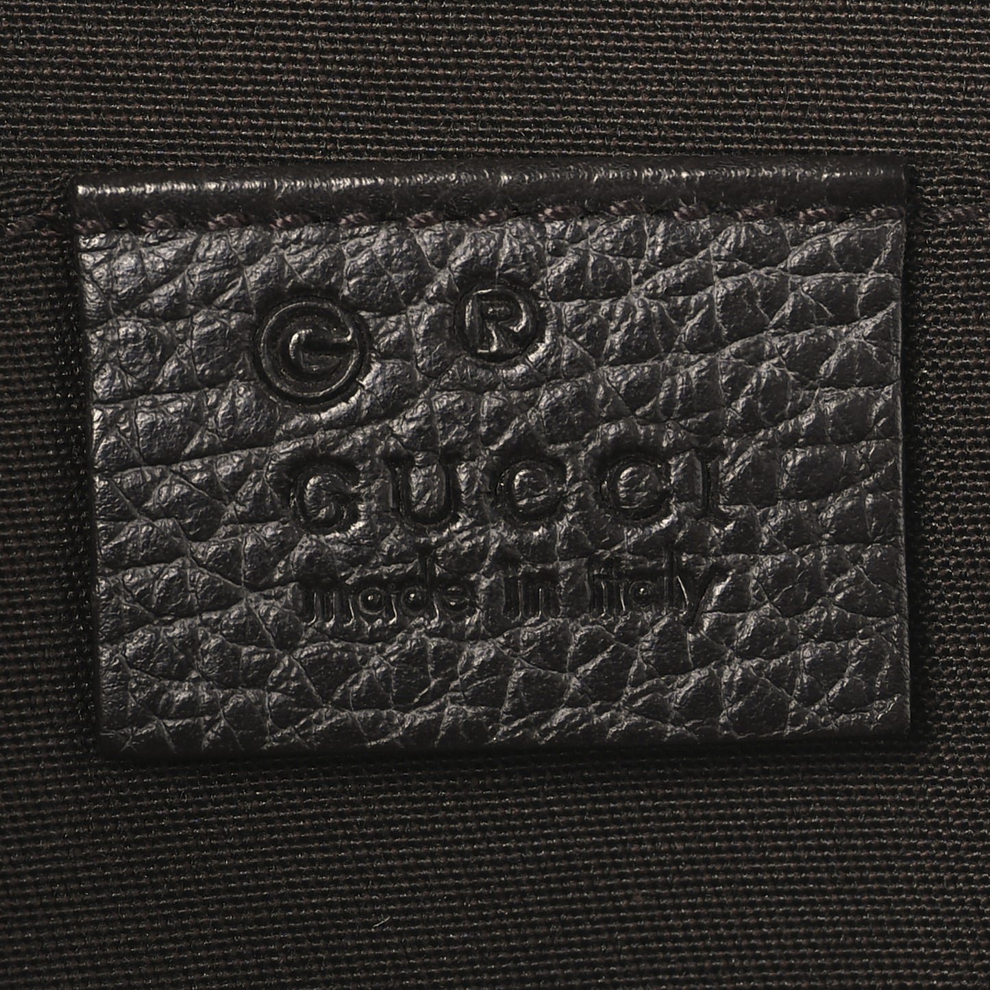 Crystal Monogram Belt Bag Brown