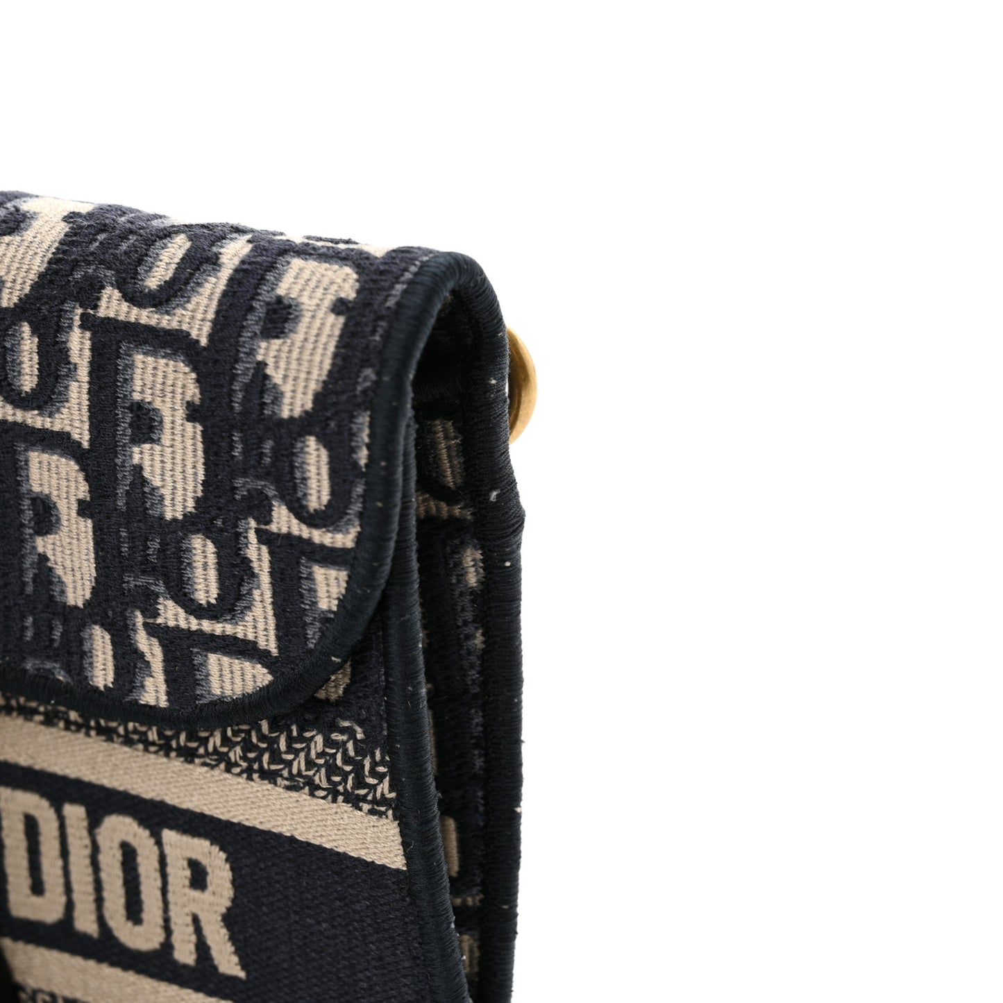 Oblique Saddle Belt Bag Blue