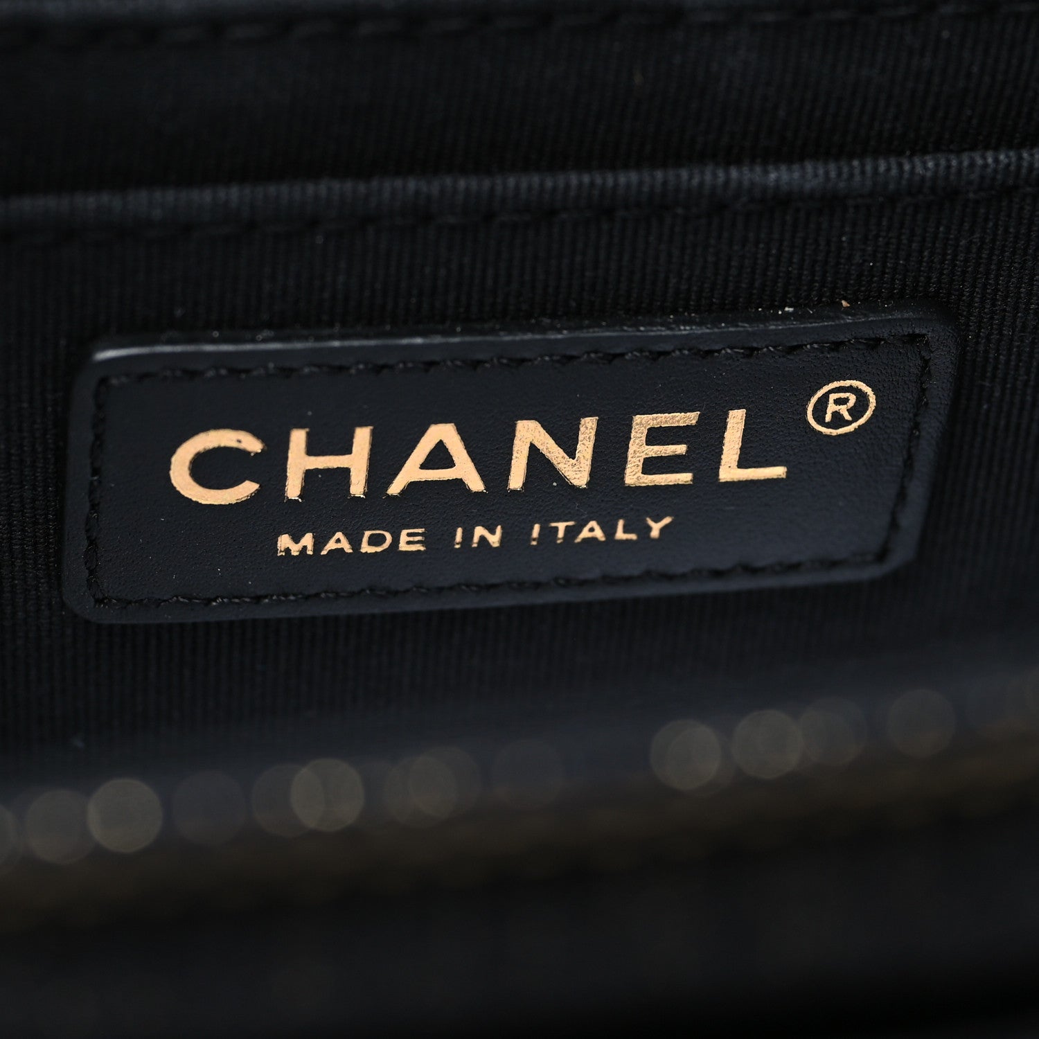 Chanel Denim Quilted Double You Mini Flap Black Golden 6 of 11