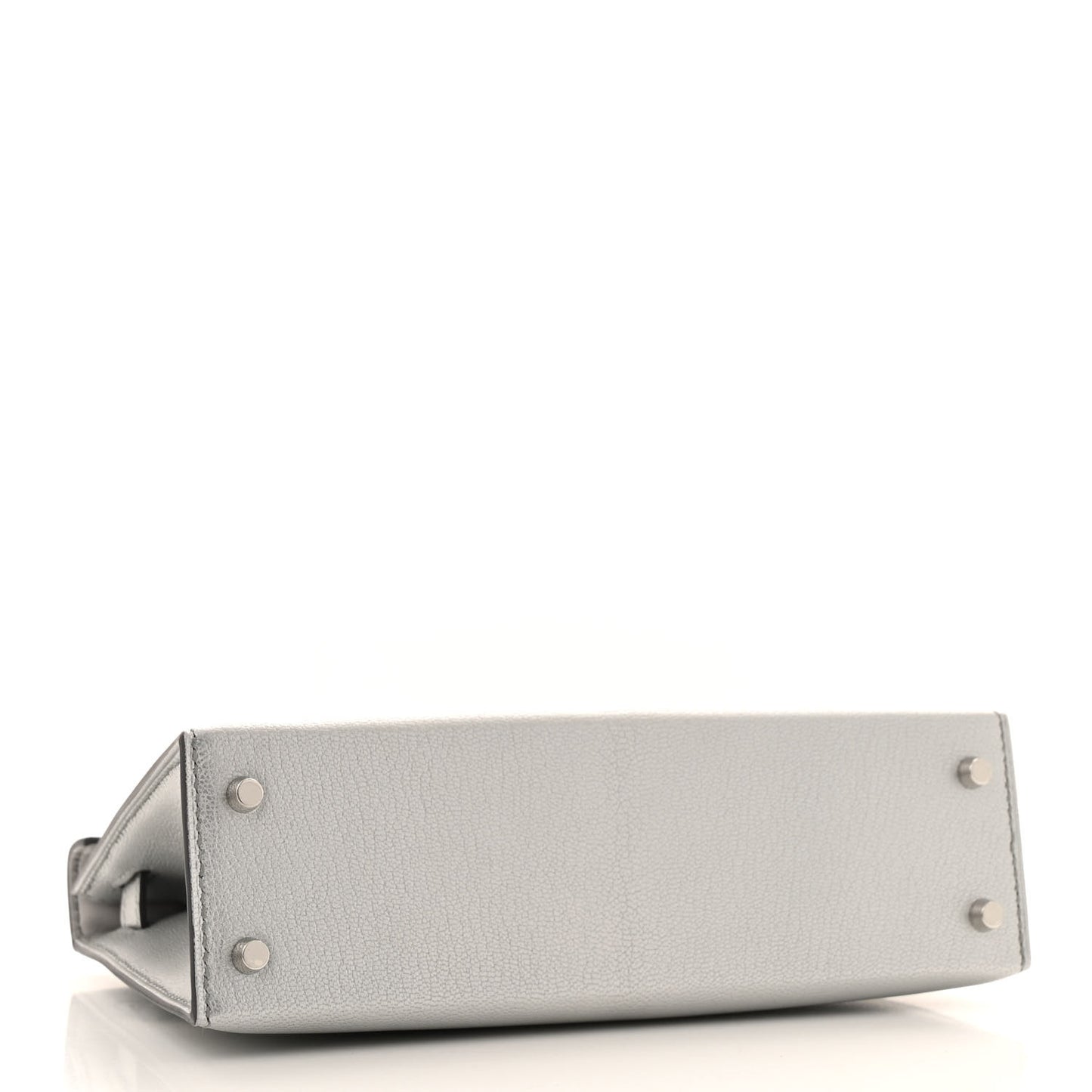 Metallic Chevre Chamkilight Mini Kelly Sellier 20 Argent