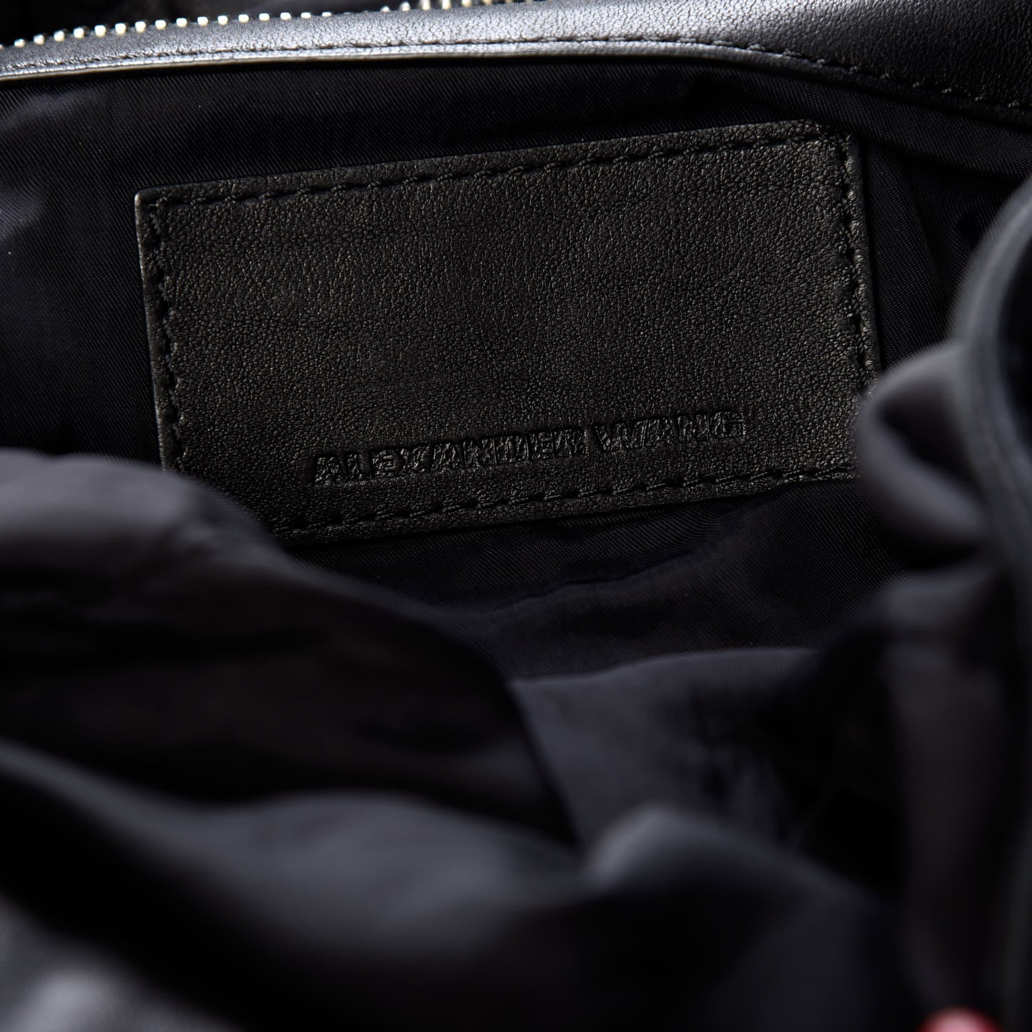 Alexander Wang Lambskin Mini Marti Backpack Washed Black Rhodium Hardware 7 of 7