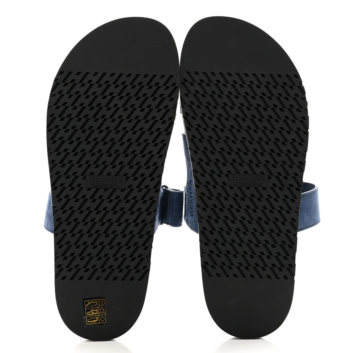 Suede Goatskin Mens Chypre Sandals 43 Bleu Turquin