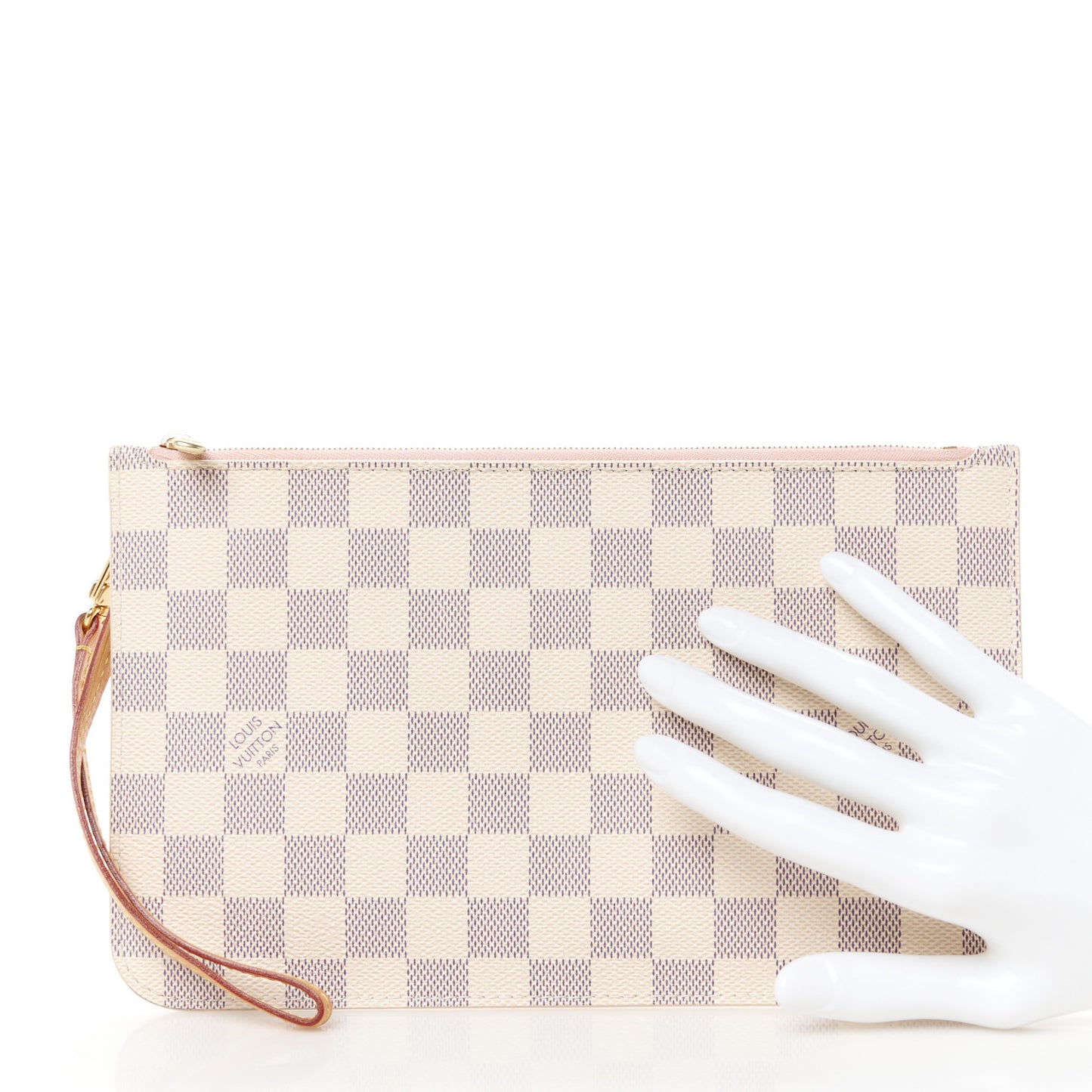 Damier Azur Neverfull MM GM Pochette Rose Ballerine