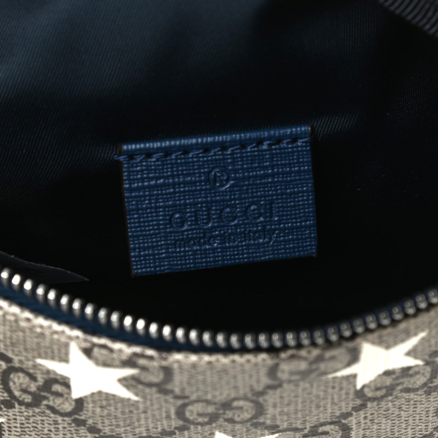 GG Supreme Monogram Stars Childrens Belt Bag