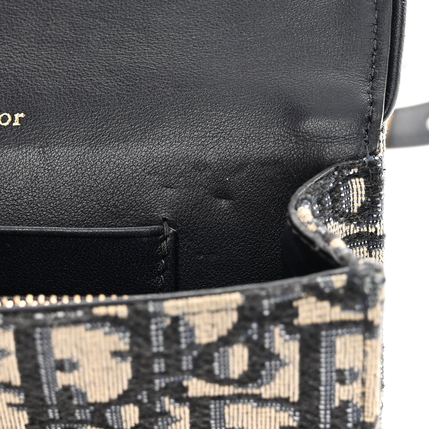 Oblique Saddle Belt Bag Blue