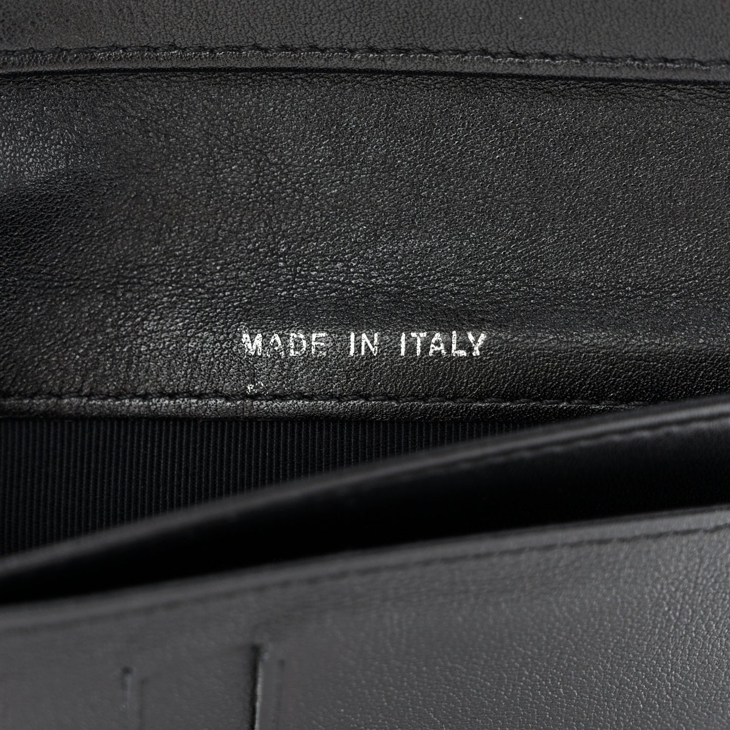 Patent CC French Wallet Black