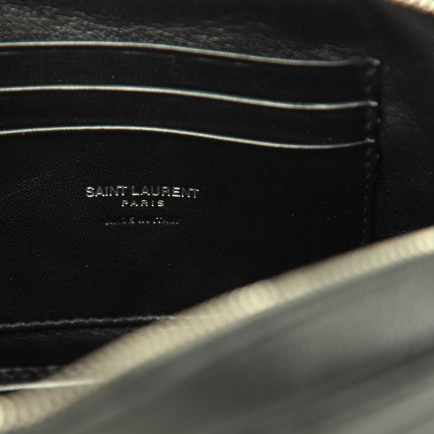 Grain De Poudre Matelasse Monogram Mini Lou Camera Bag Black