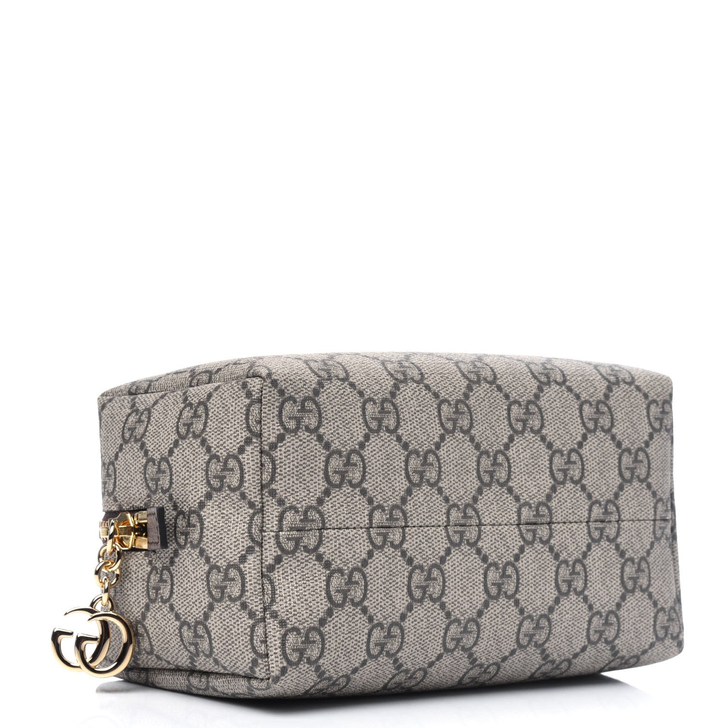 Gucci Soft GG Supreme Monogram Calfskin Medium Ophidia Cosmetic Case Beige Ebony New Acero 4 of 12