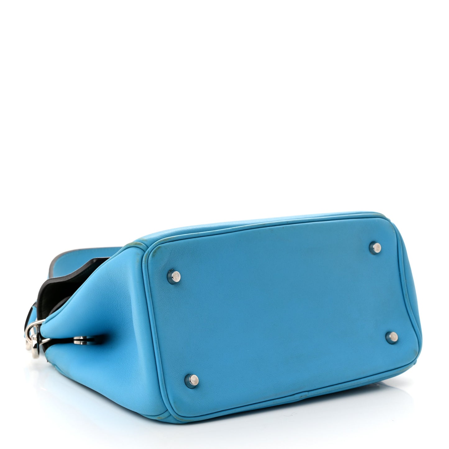 Smooth Calfskin Mini Be Dior Flap Blue