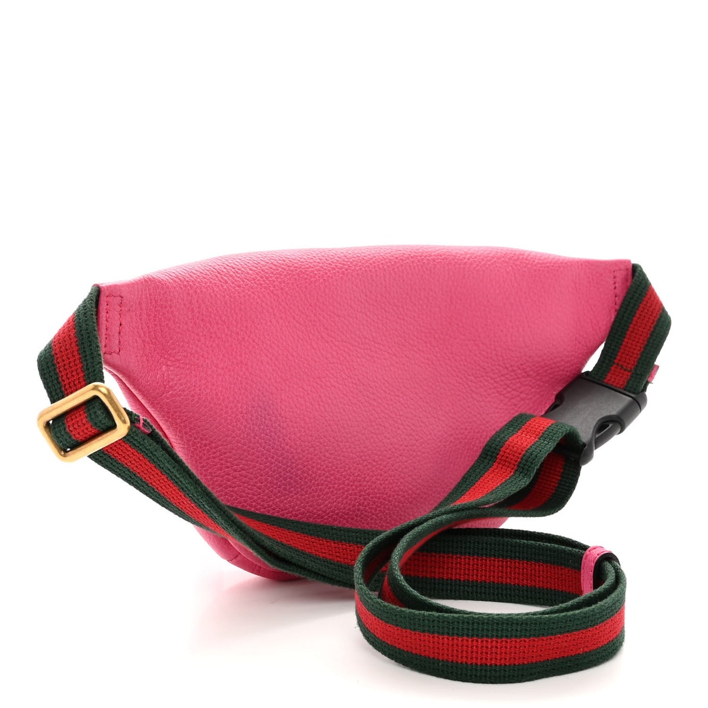 Grained Calfskin Small Logo Belt Bag Box Pink Green