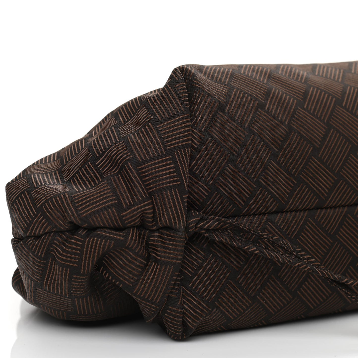Nylon Jacquard Large The Point Triangle Bag Fondant