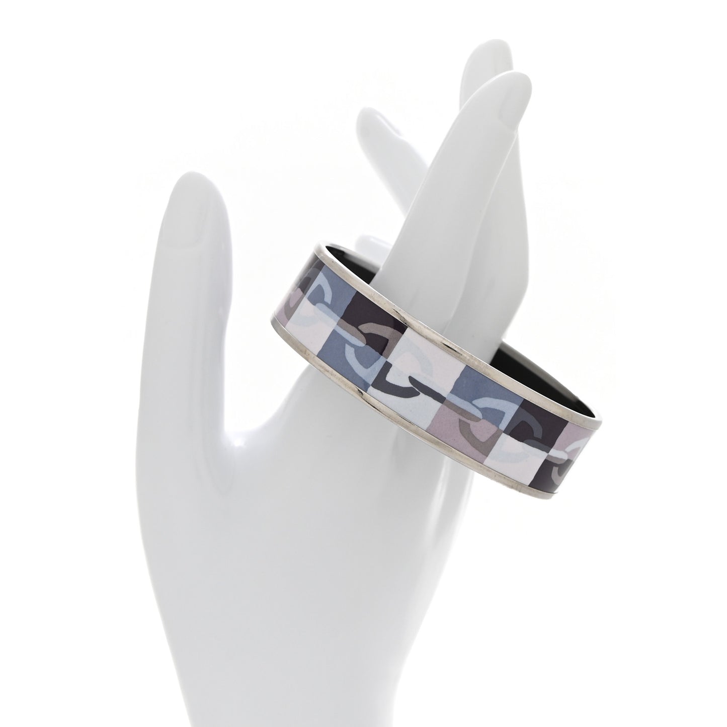 Enamel Printed Optique Chaine D'Ancre Wide Bracelet 65