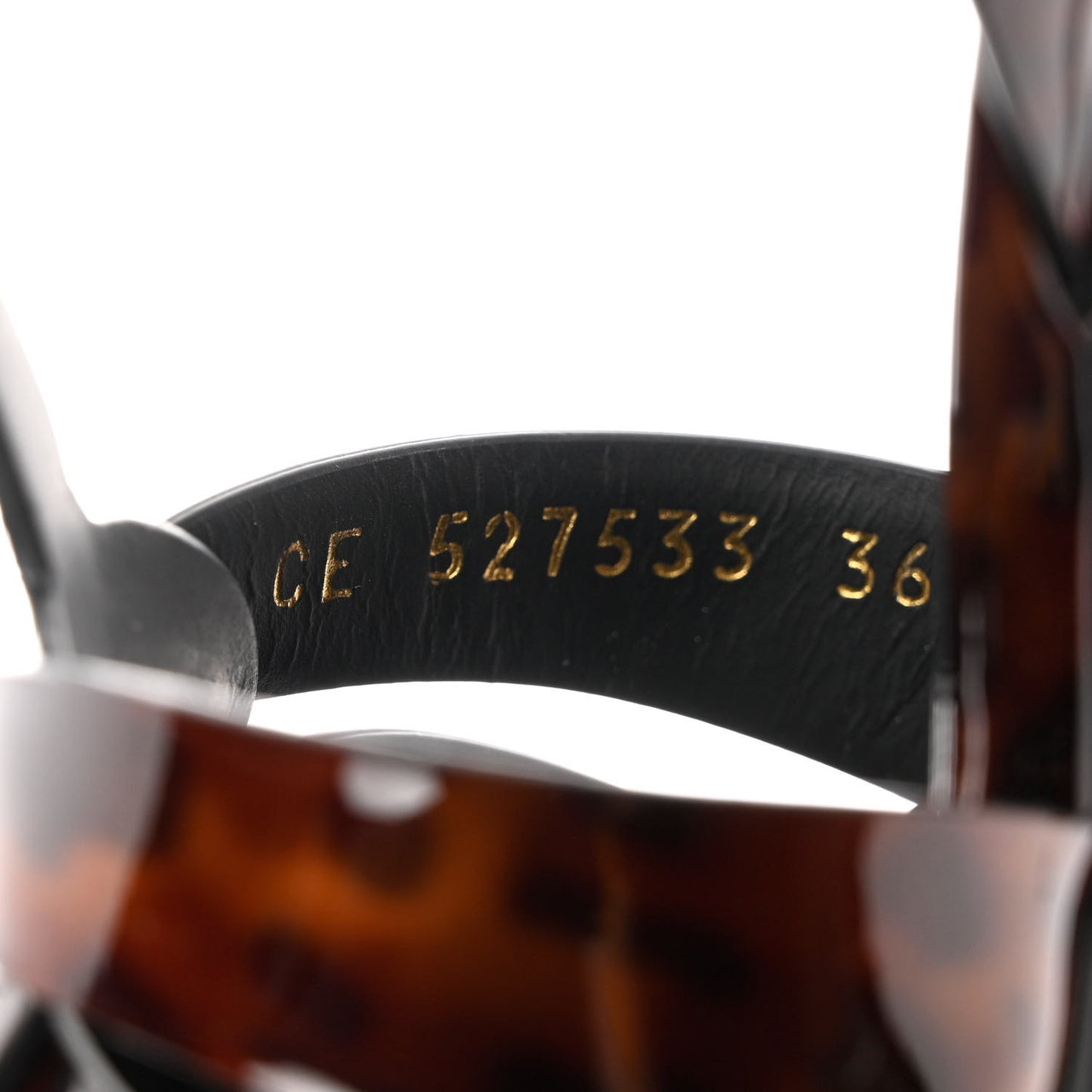 Patent Tribute 105 Platform Sandals 36 Tortoiseshell