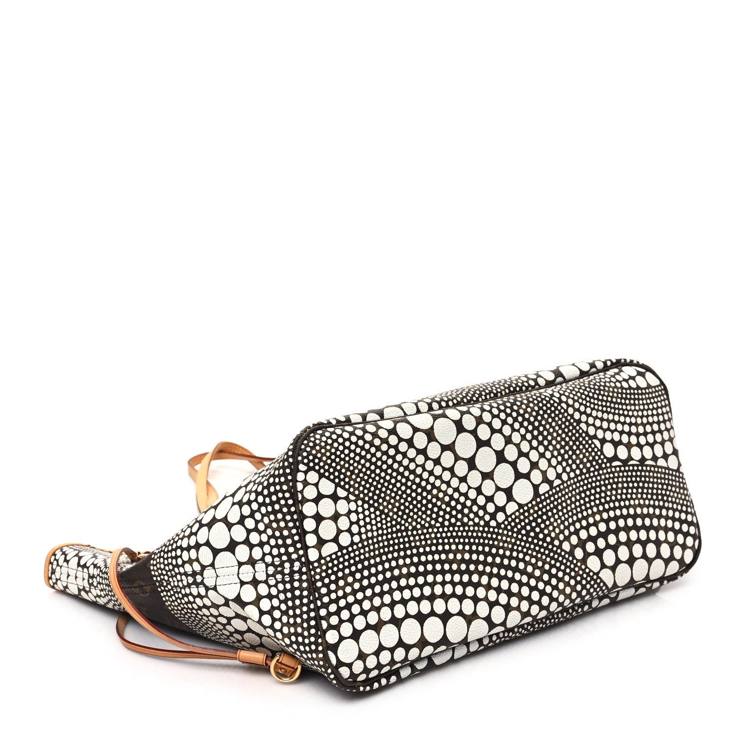 Louis Vuitton Monogram Kusama Waves Neverfull MM White 4 of 10