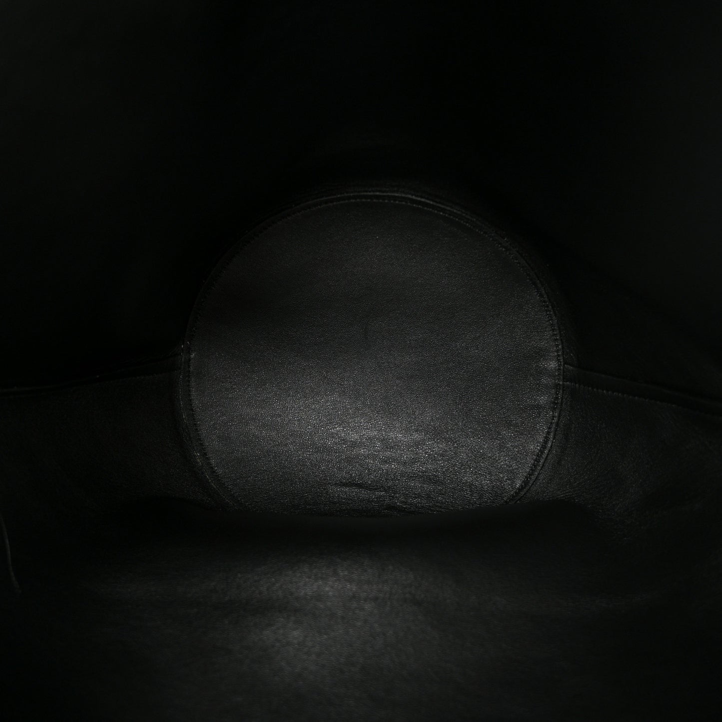 Suede Calfskin Medium Lotus Tote Black