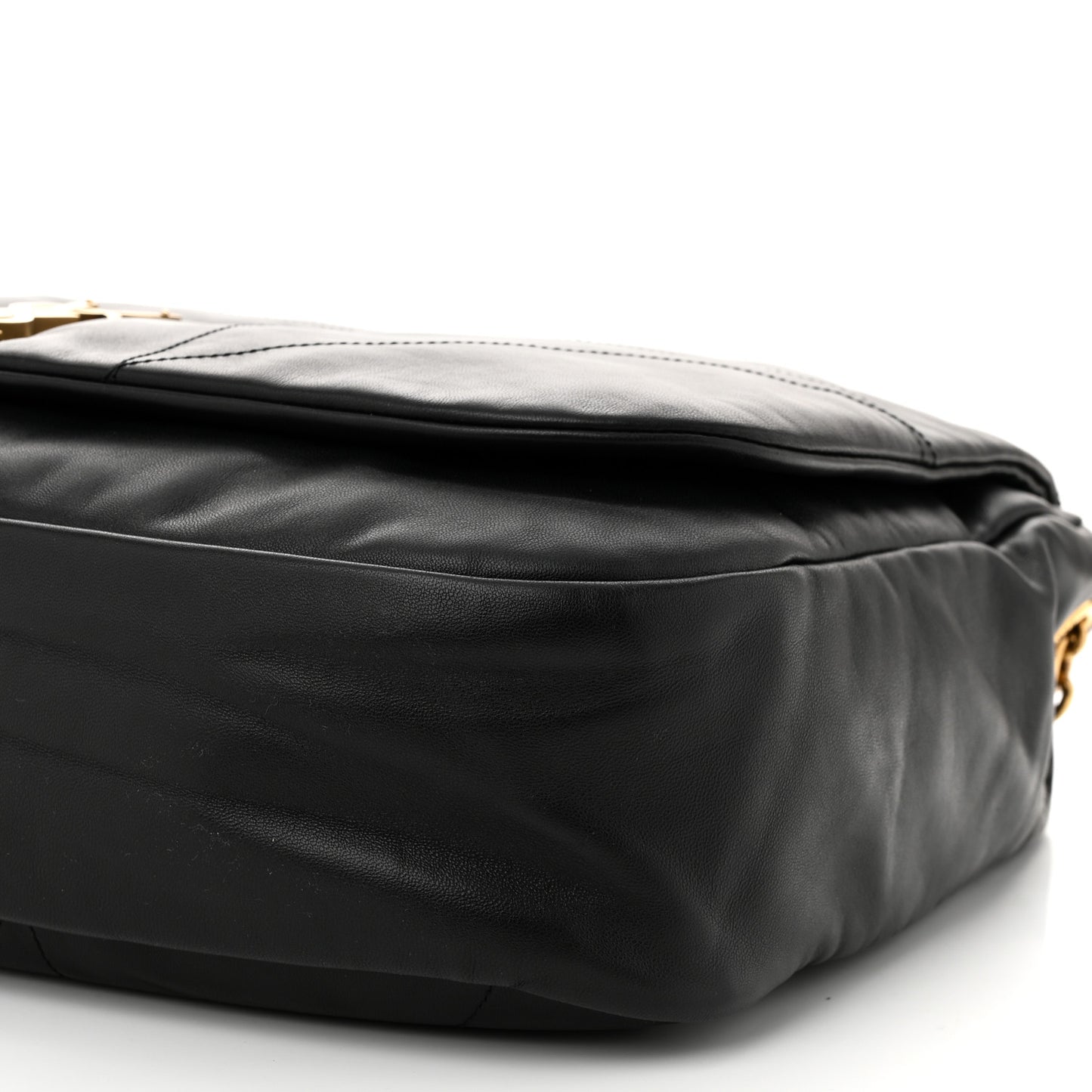 Lambskin Matelasse Monogram Large Jamie 4.3 Black