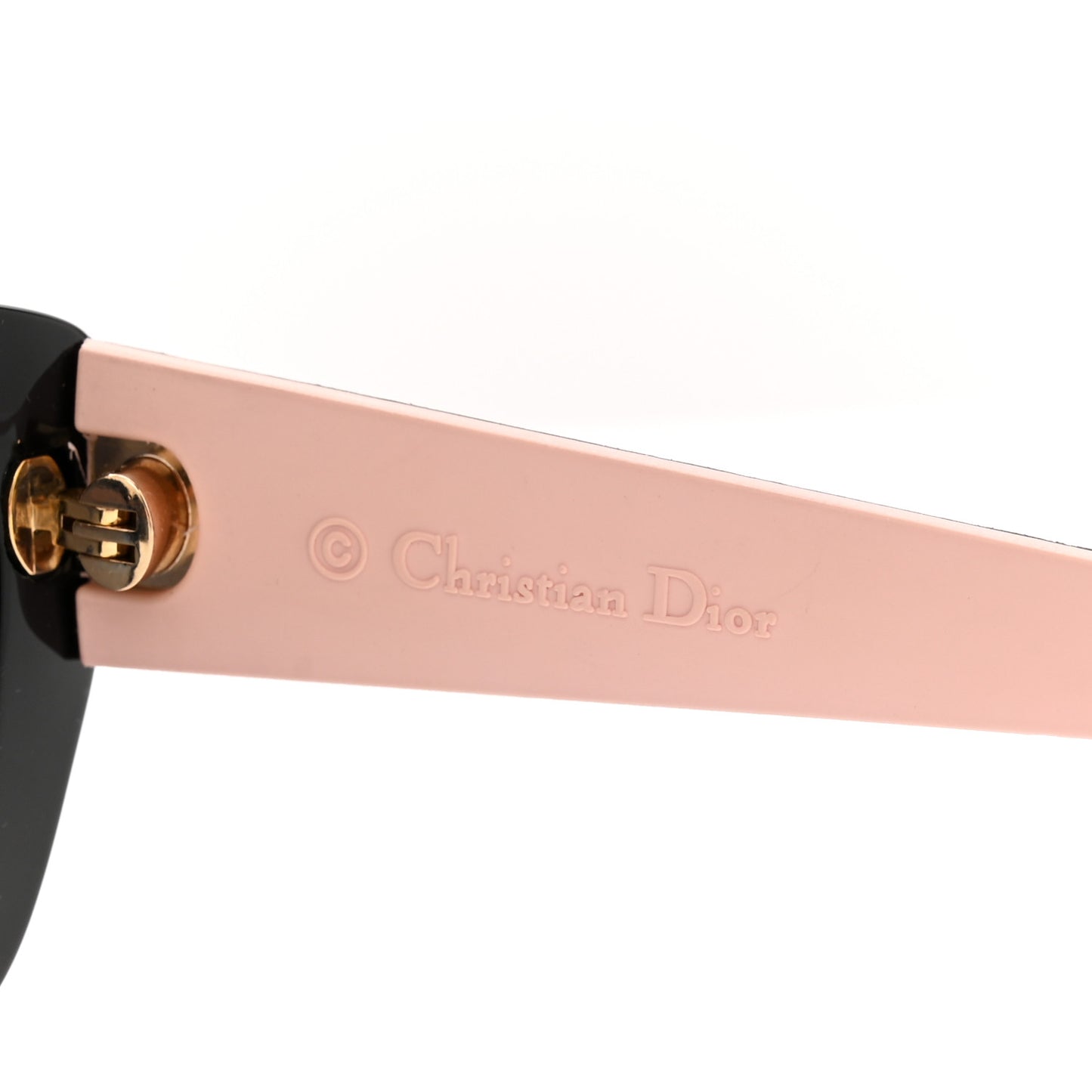 Lambskin Cannage Dior Lady 2R Sunglasses Black