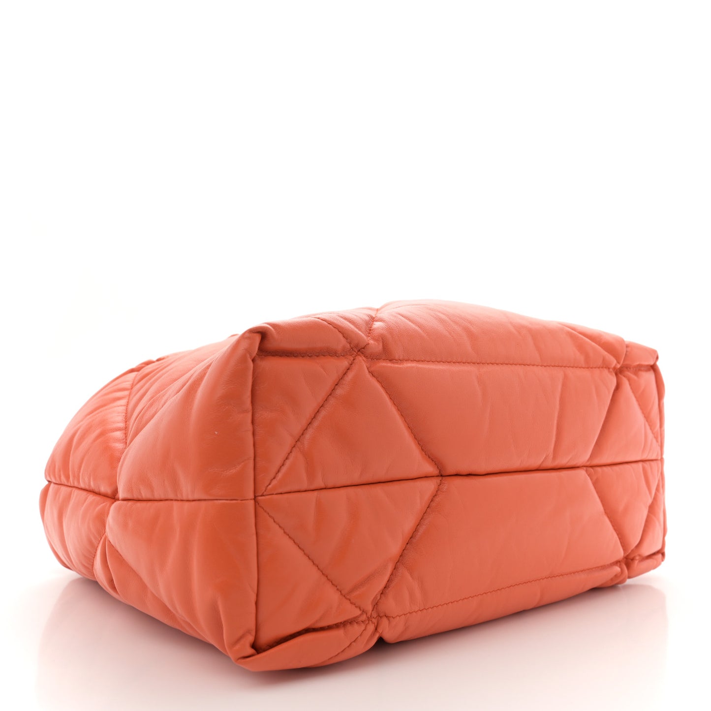 Nappa Padded System Small Tote Bag Arancio