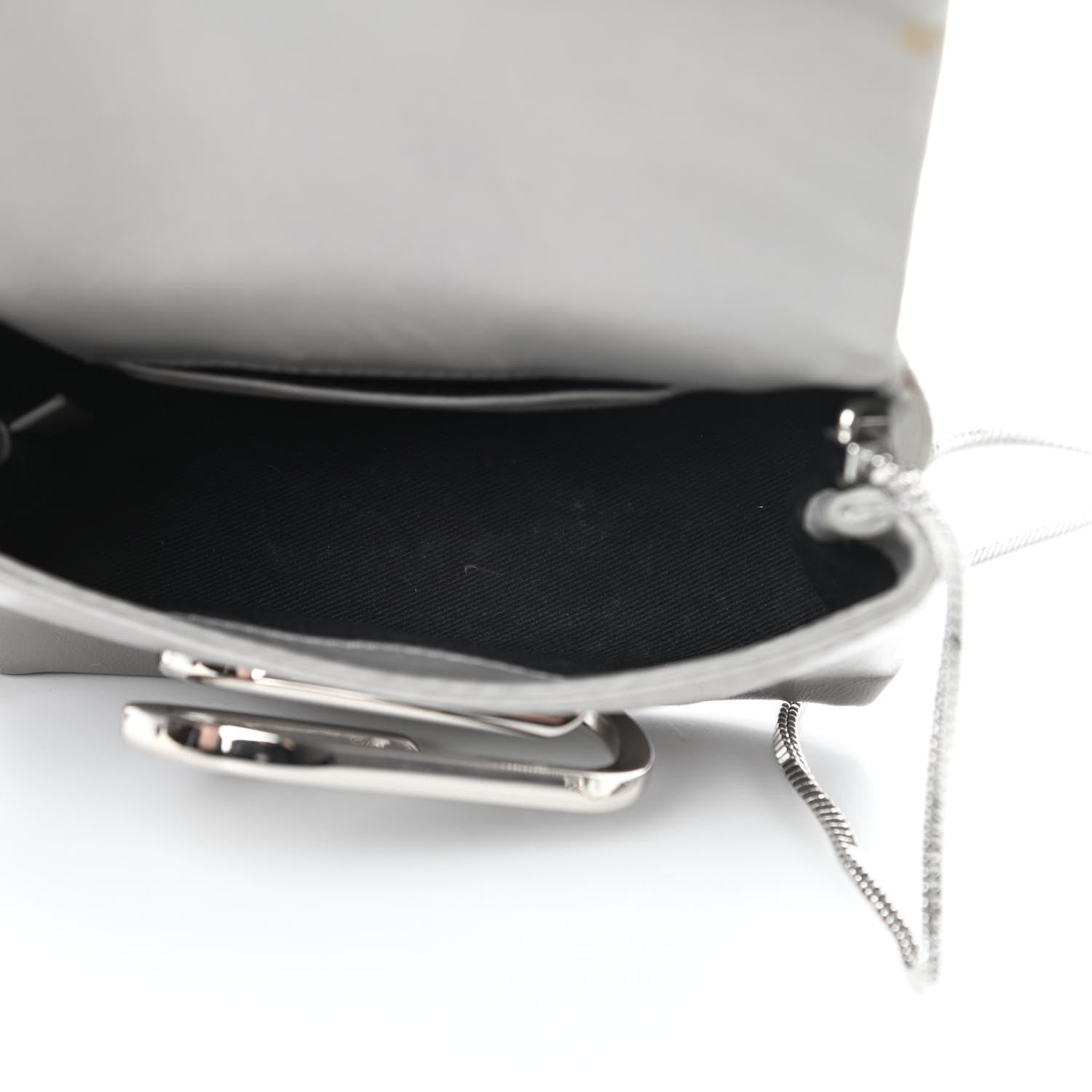 3.1 Phillip Lim Calfskin Alix Soft Flap Clutch Grey 5 of 18