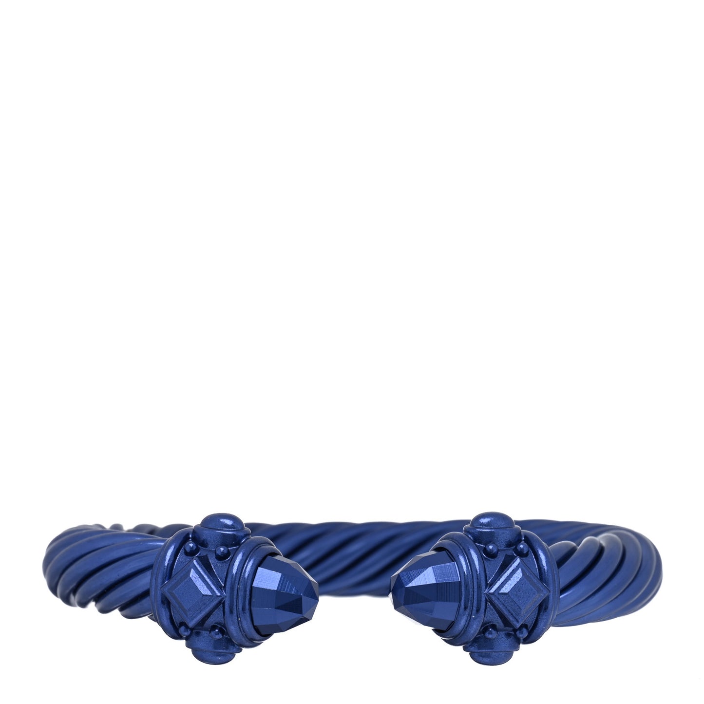 Aluminum 10mm Renaissance Cable Bracelet Indigo