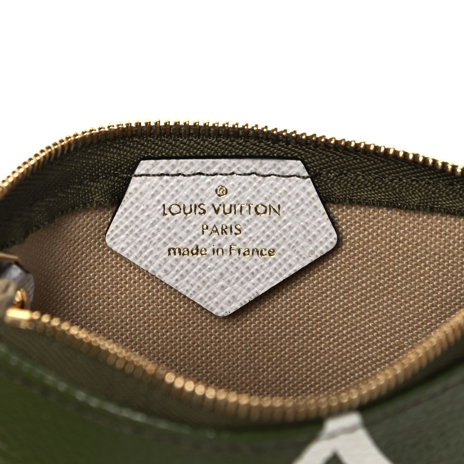 Louis Vuitton Monogram Giant Micro Pochette Accessories Kaki White 7 of 8