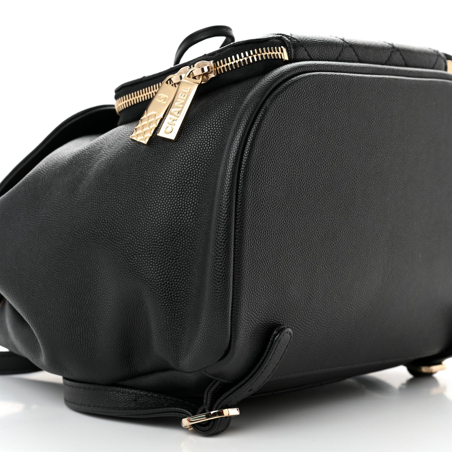 Caviar Quilted Business Affinity Backpack Black
