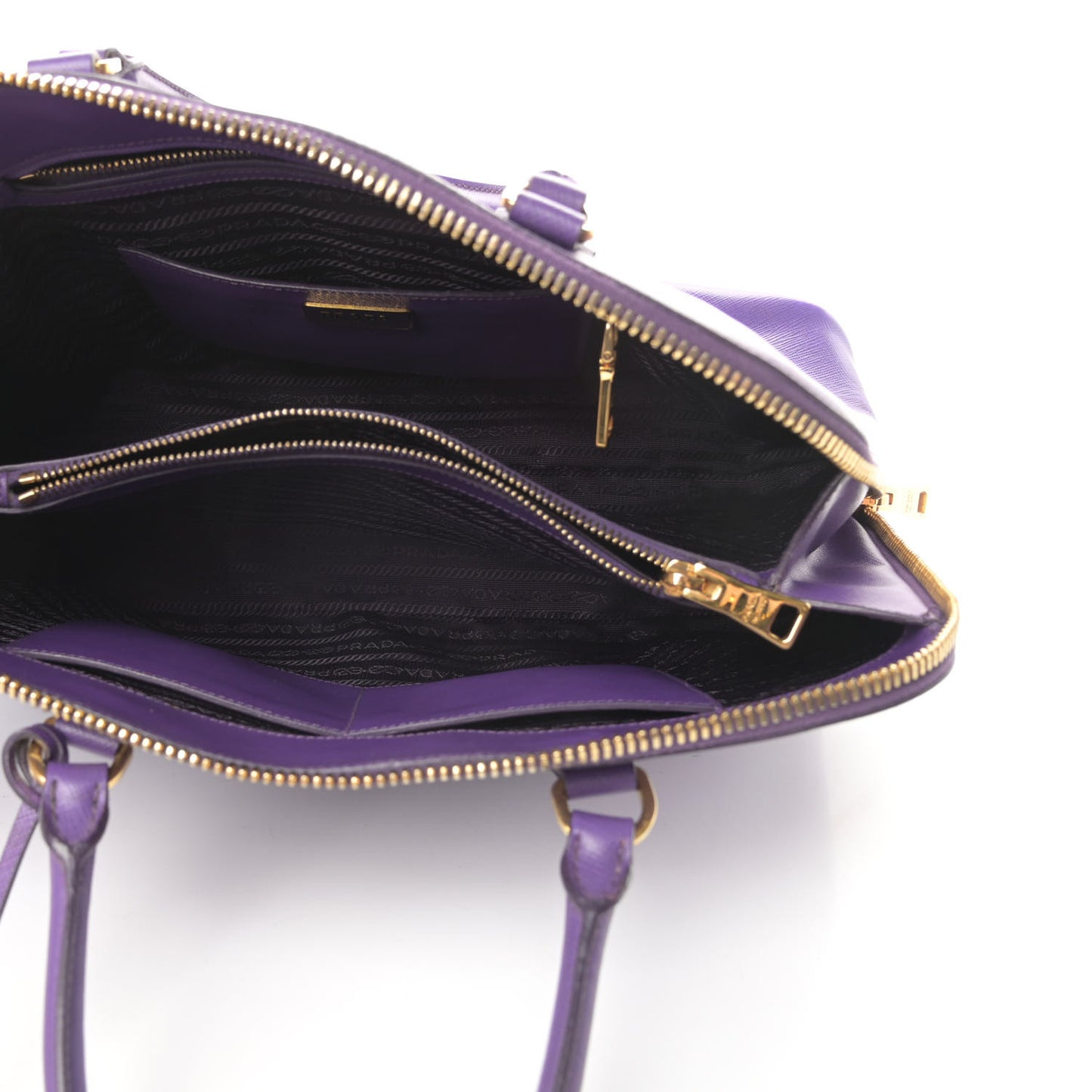Saffiano Lux Large Promenade Tote Viola