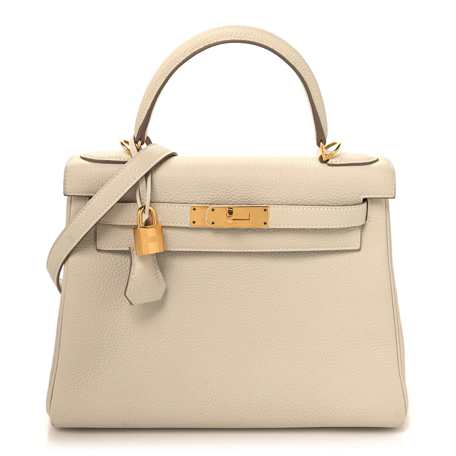 Hermes Togo Kelly Retourne 28 Craie 1 of 14
