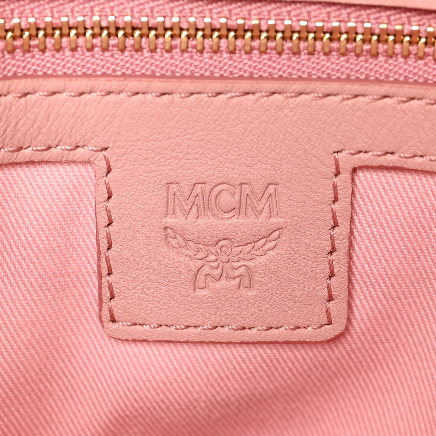 Calfskin Visetos Essential Flap Small Shoulder Bag Soft Pink