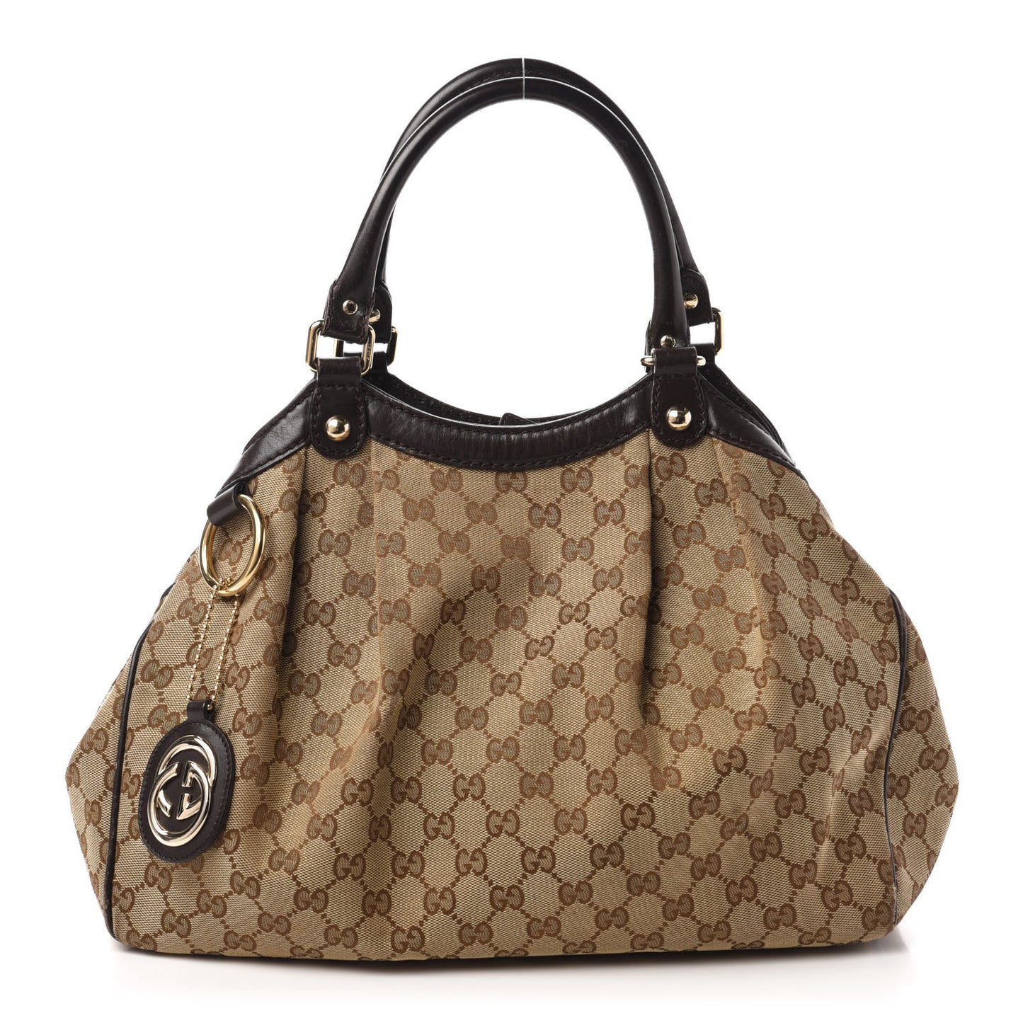 Monogram Medium Sukey Tote Dark Brown