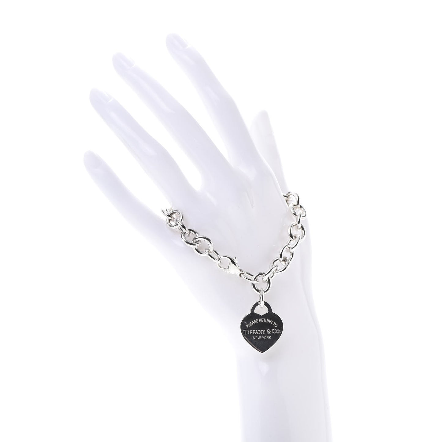 Sterling Silver Return to Heart Tag Charm Bracelet