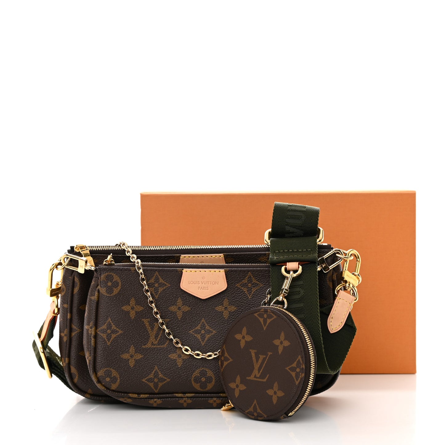 Monogram Multi Pochette Accessories Kaki