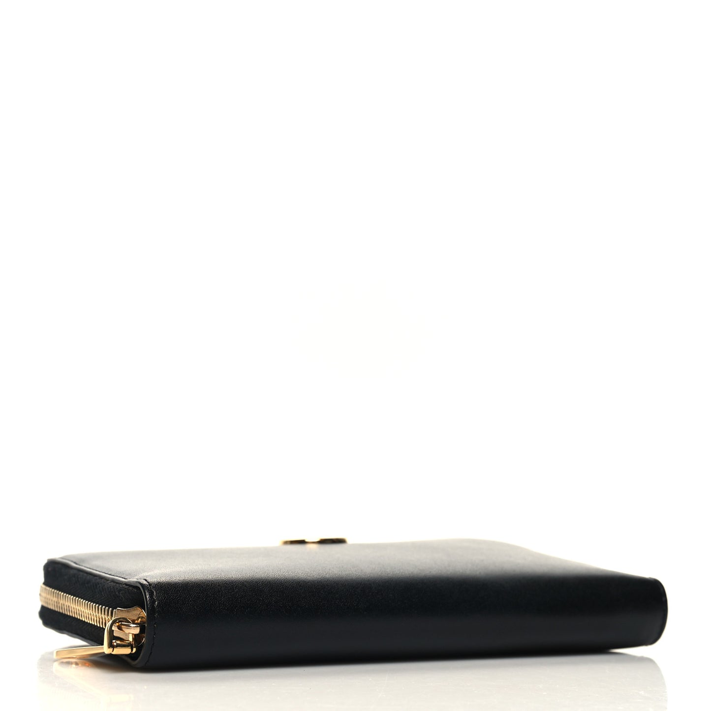 Vitello Liberty Lucido F is Fendi Zip Around Wallet Black