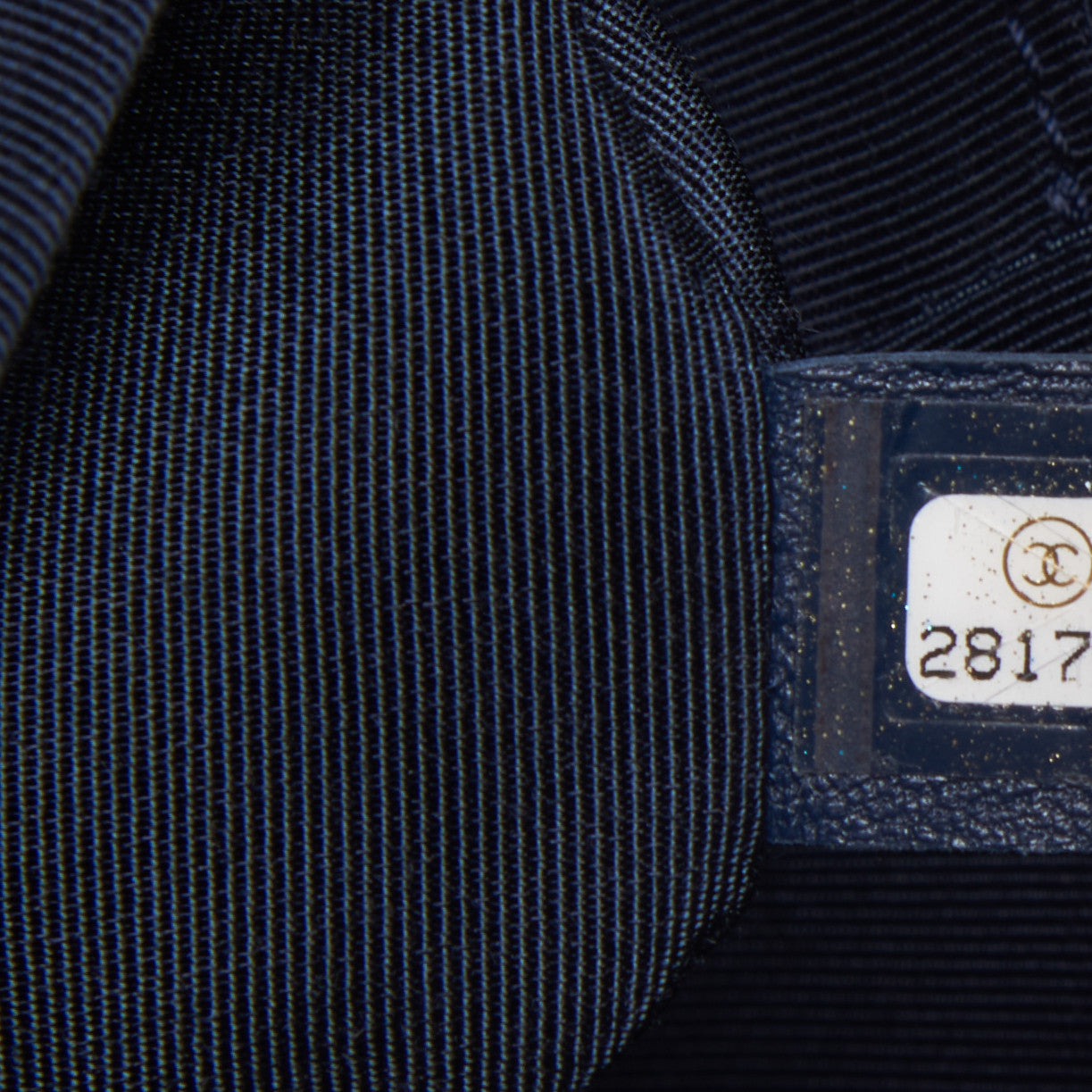 Tweed Front Pocket Backpack Navy