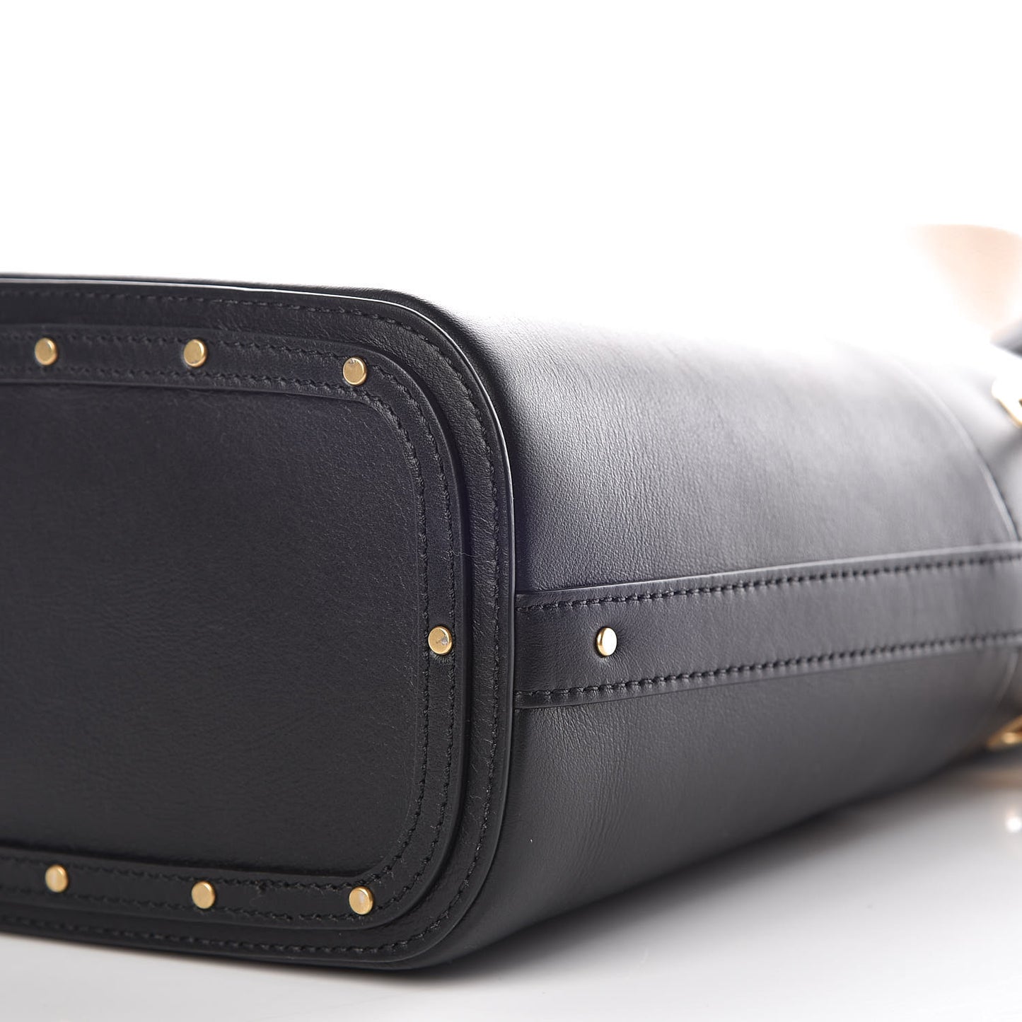 Smooth Calfskin Small Roy Bucket Bag Black