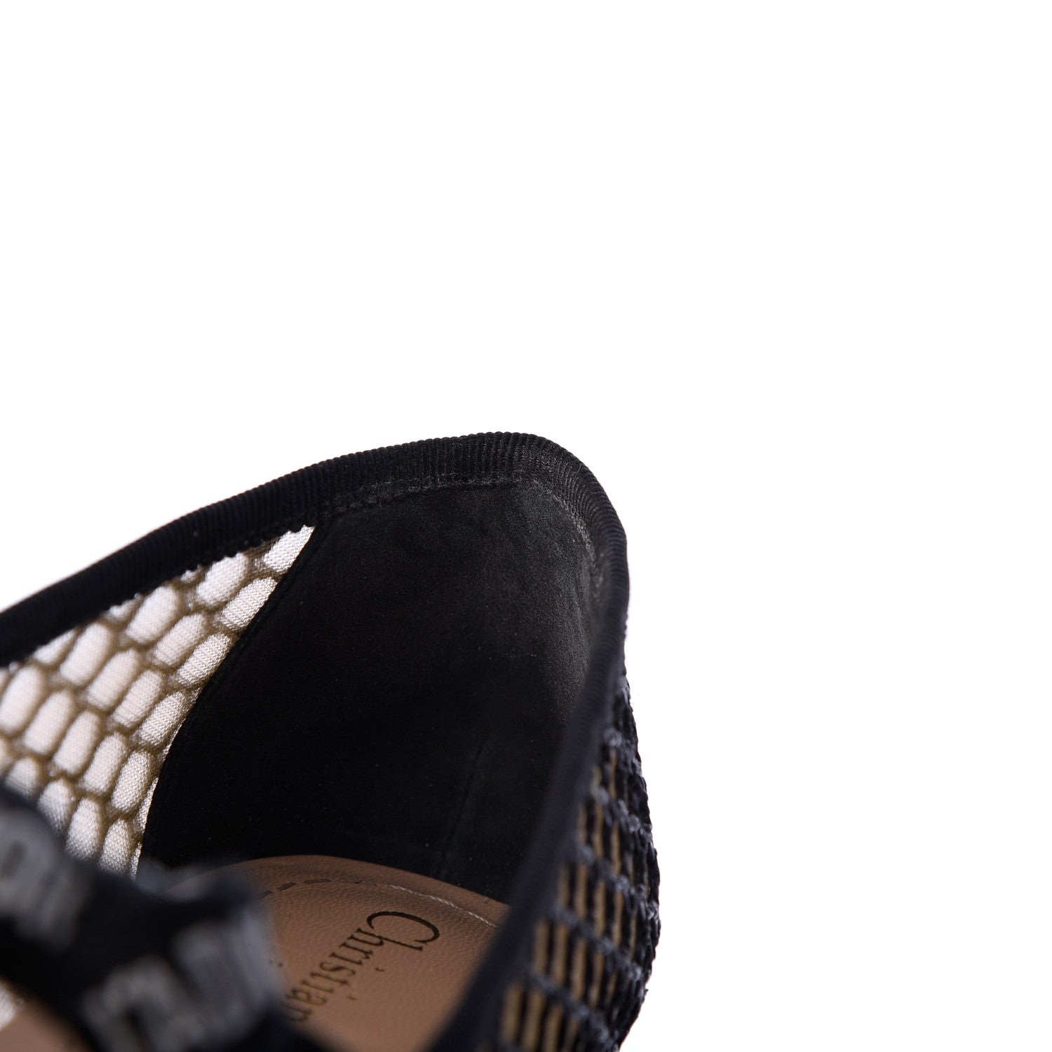 Christian Dior Resille Ribbon Miss J'Adior Ballet Flat 37 Black 14 of 17