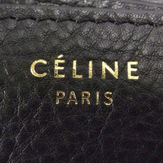 Calfskin Mini Envelope Luggage Black
