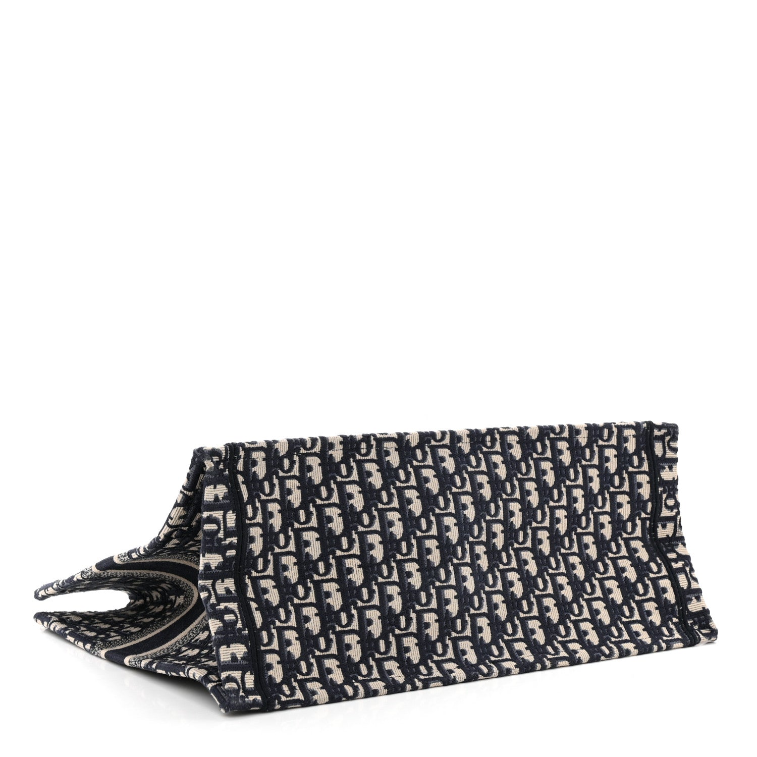 Christian Dior Oblique Large Book Tote Blue Multicolor 4 of 12