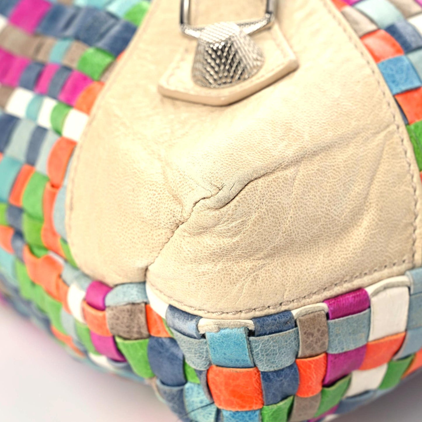Agneau Lattice Woven Giant 21 Brief Multicolor