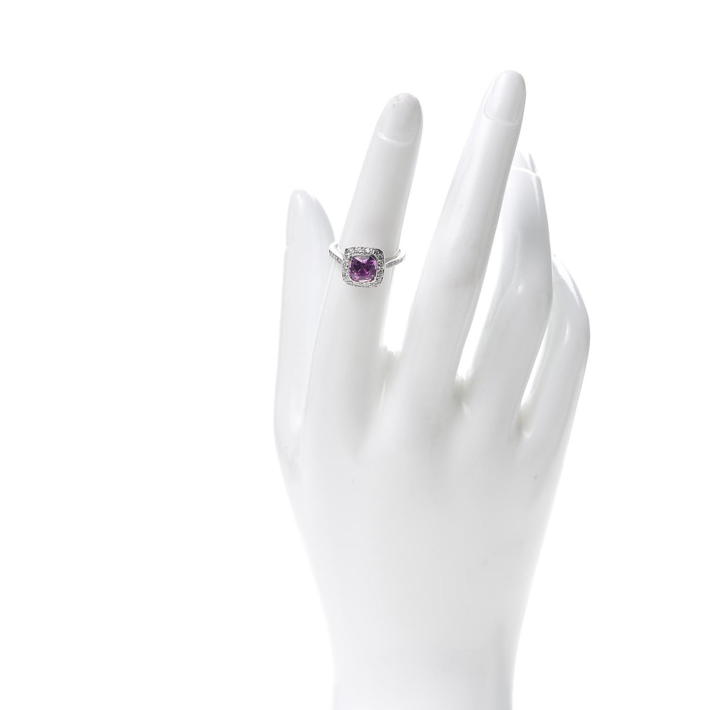 Platinum Pink Sapphire Diamond Legacy Ring 49 5