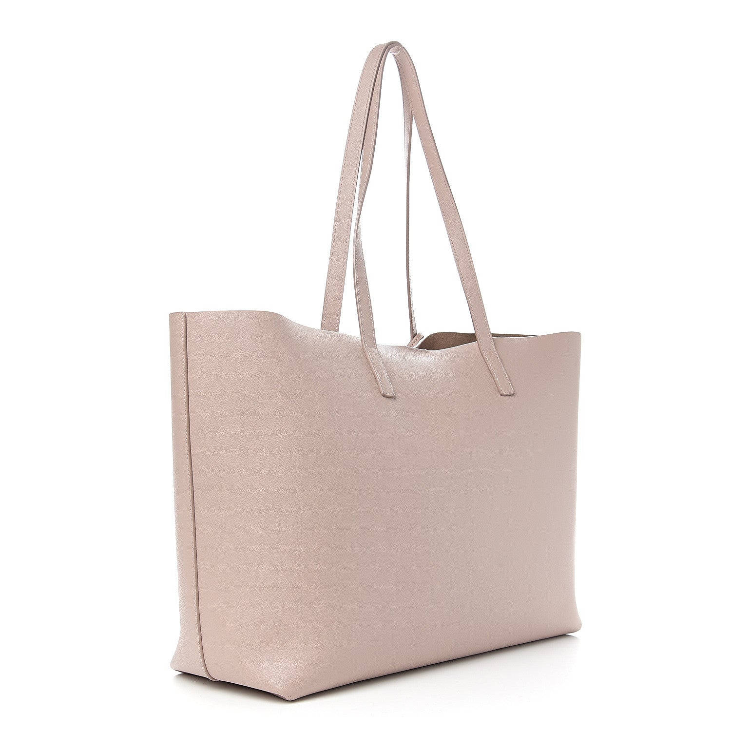 Saint Laurent Calfskin Large Shopping Tote Rose Antic 2 of 13