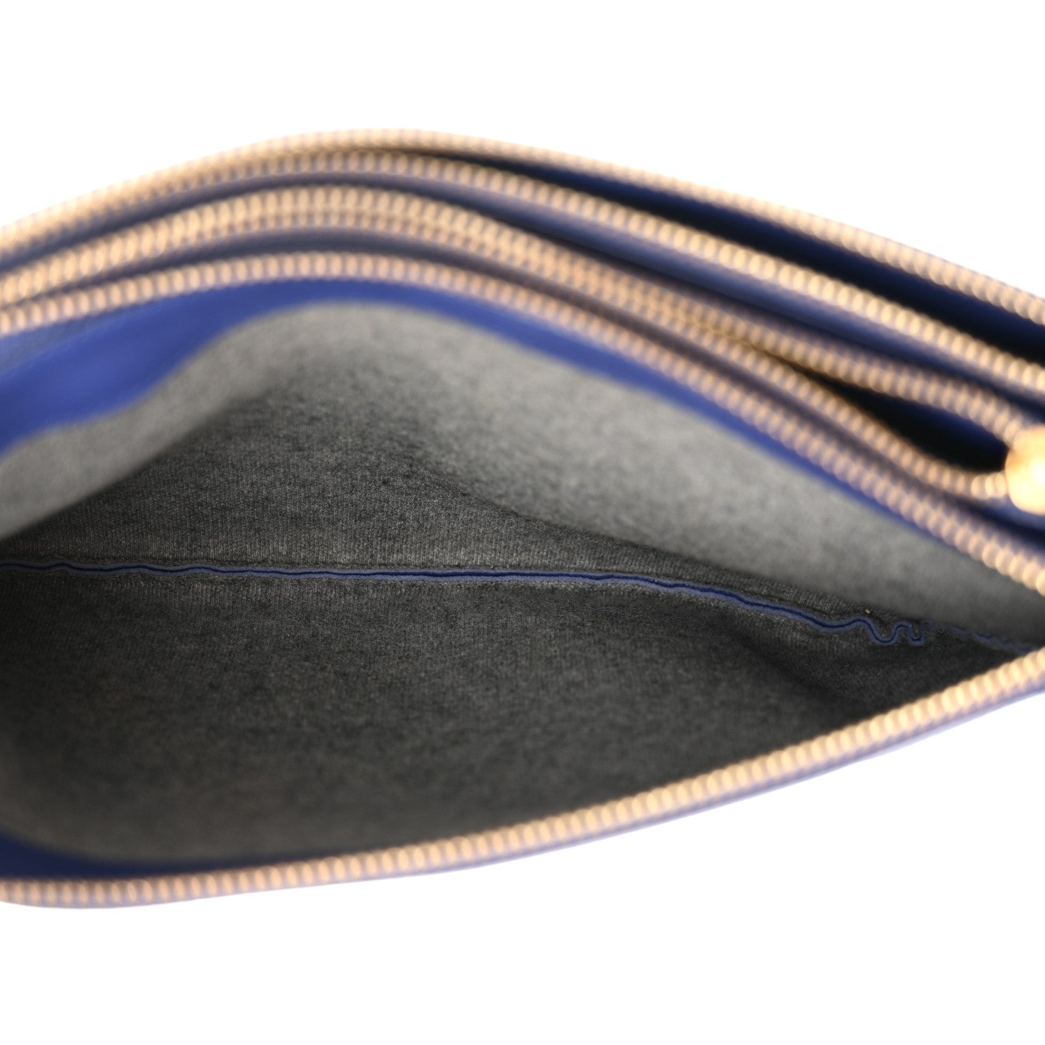 Celine Lambskin Large Trio Crossbody Bag Indigo 7 of 21