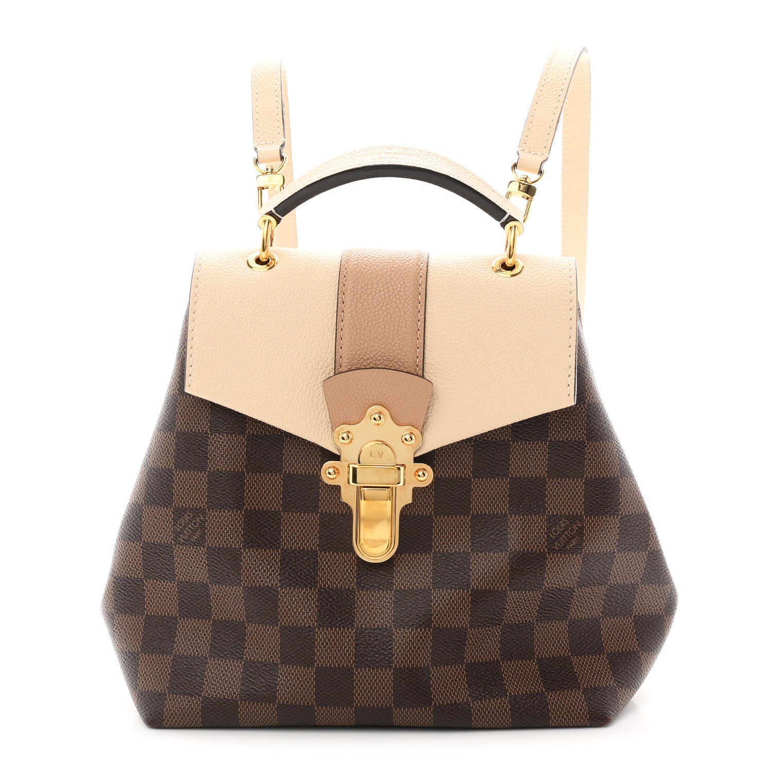 louis vuitton clapton backpack price philippines Louis Vuitton Damier Ebene Clapton Backpack Creme 1901414 – FASHIONPHILE