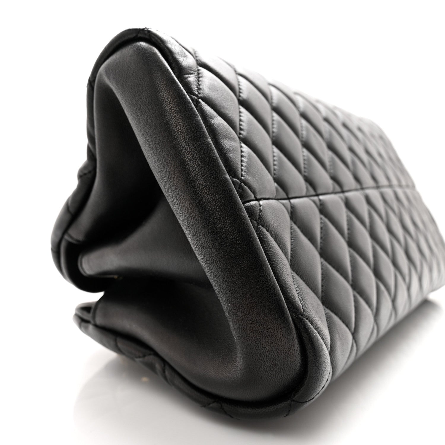 Chanel Lambskin Quilted Medium Just Mademoiselle Black 10 of 13