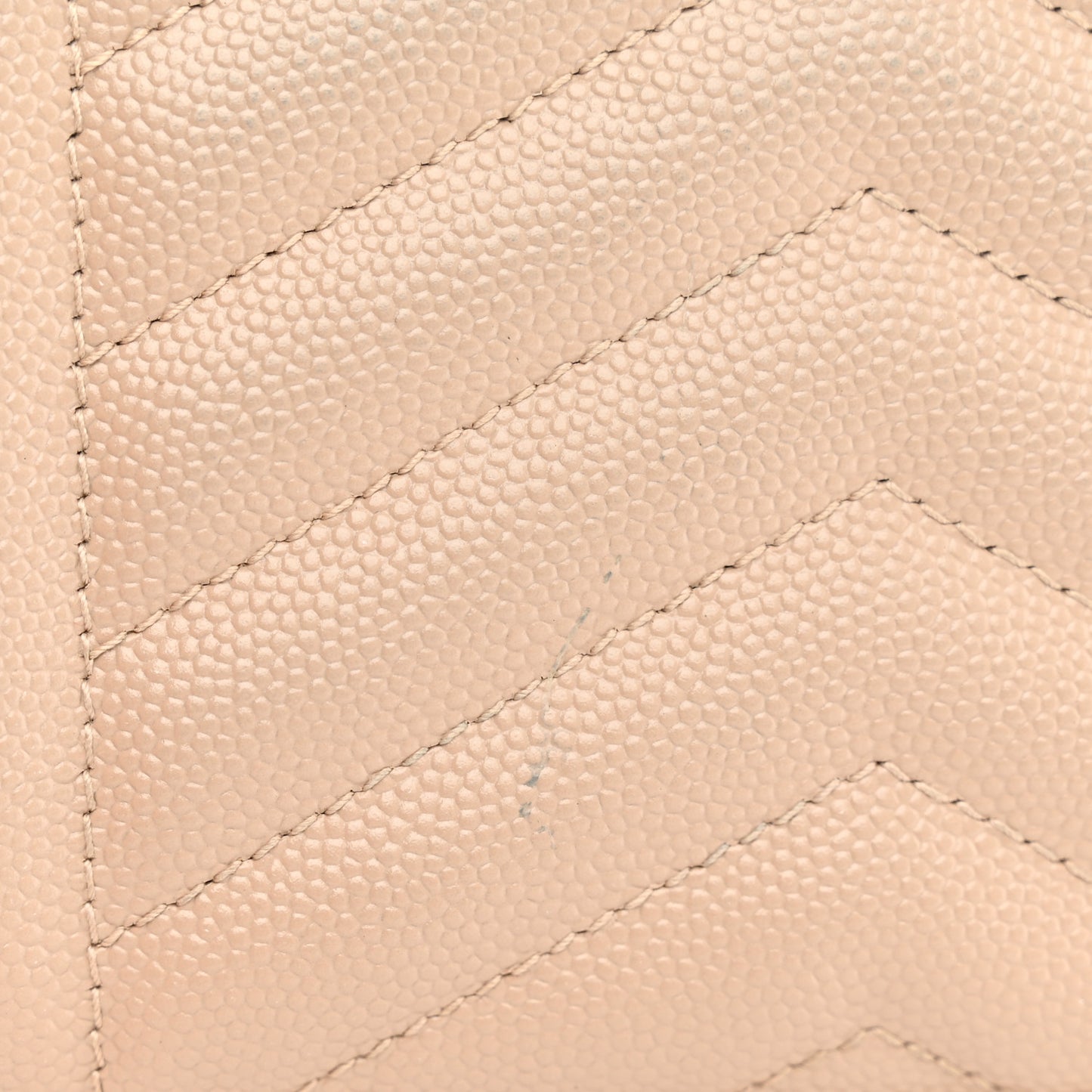 Grain De Poudre Mixed Matelasse Triquilt Monogram Chain Wallet Dark Beige