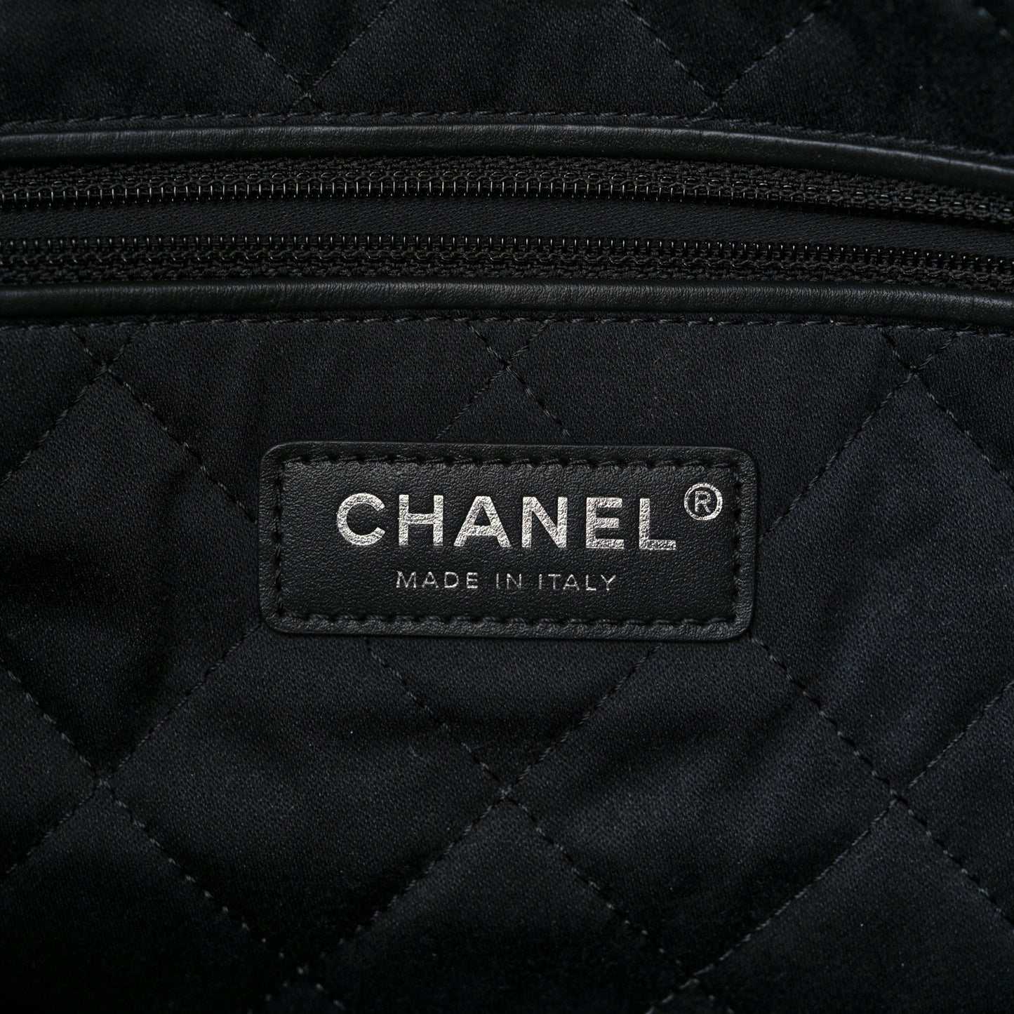 Denim Patchwork Quilted Chanel 22 Black