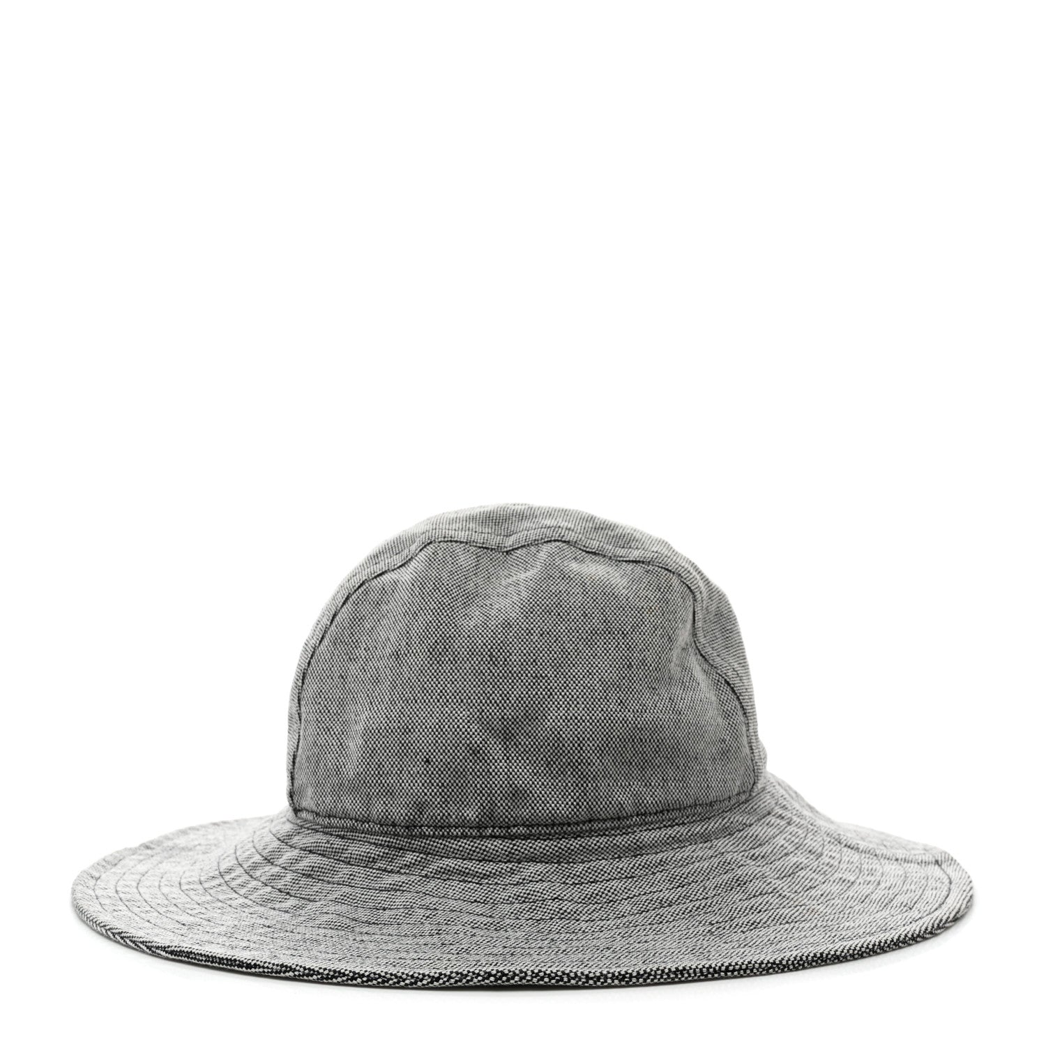 Hermes Linen Cotton Colette Bucket Hat 58 Black 5 of 9