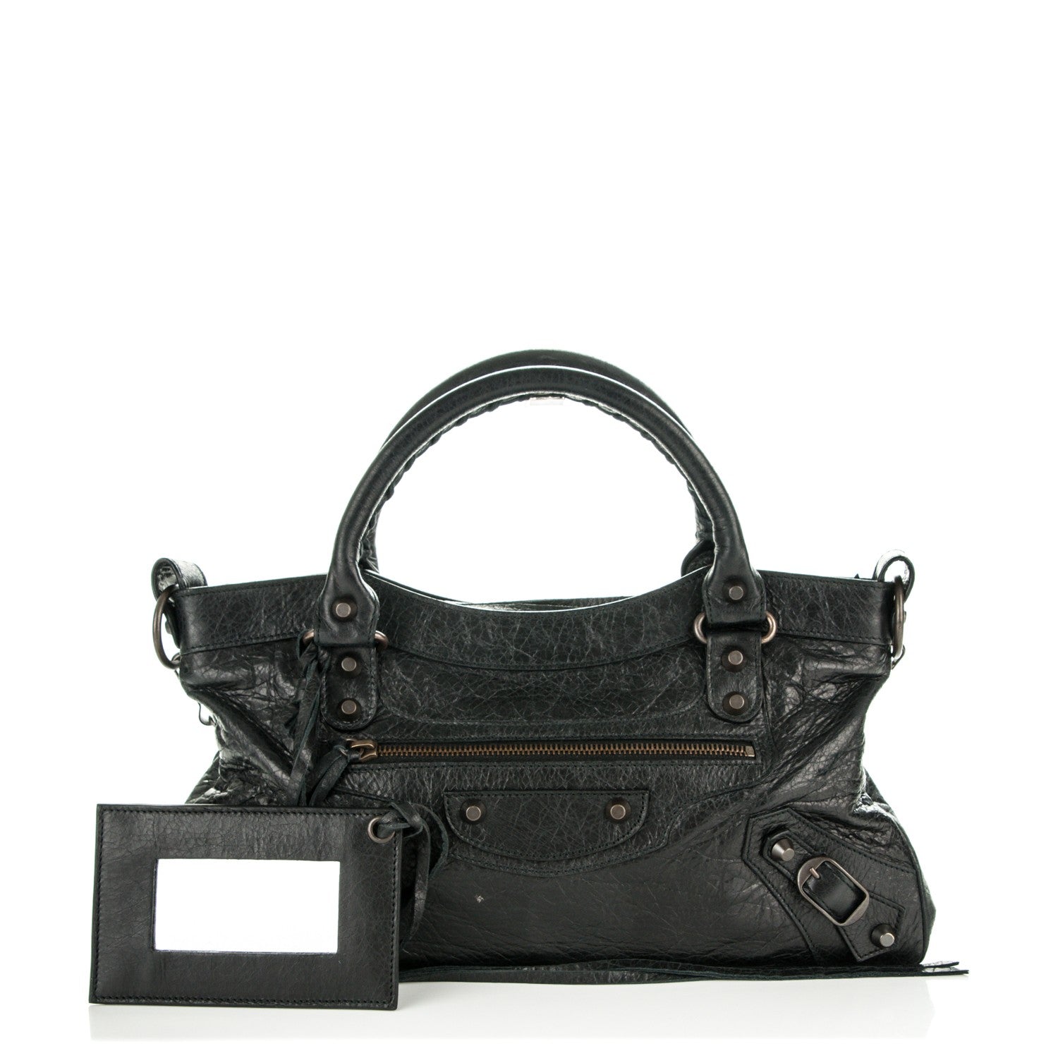 Balenciaga Agneau Classic Hardware First Black 179625 – FASHIONPHILE
